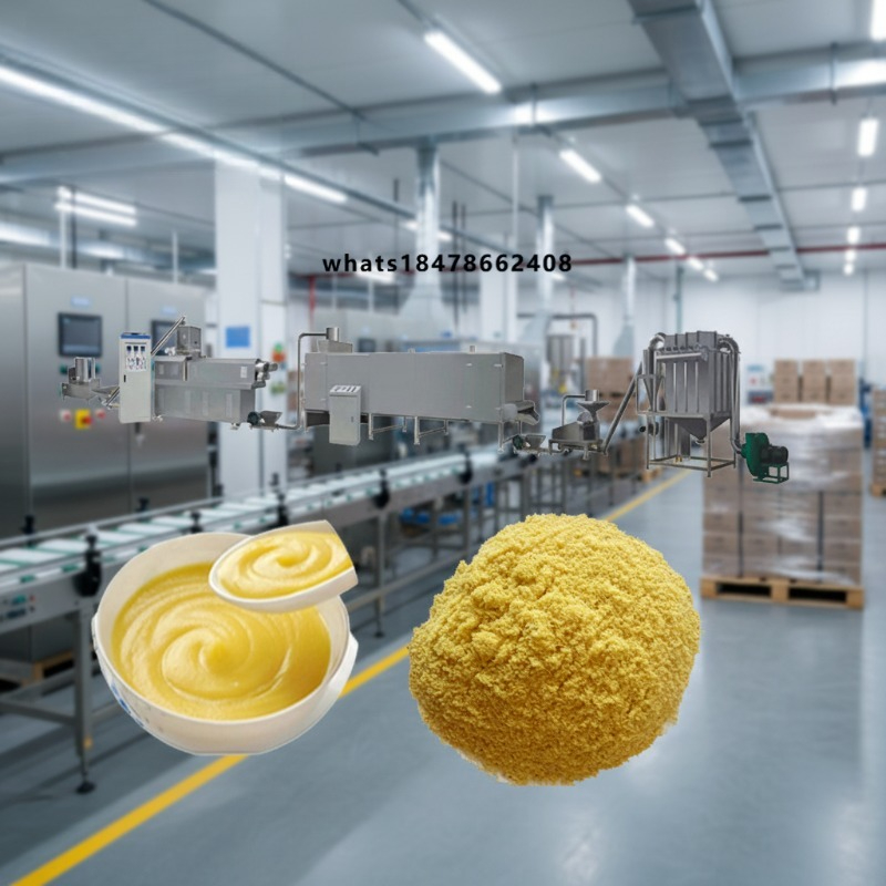 Baby Product - 全自動栄養粉末インスタント粥粉ベビーシリアル米粉ステンレス鋼PLC制御食品製造機