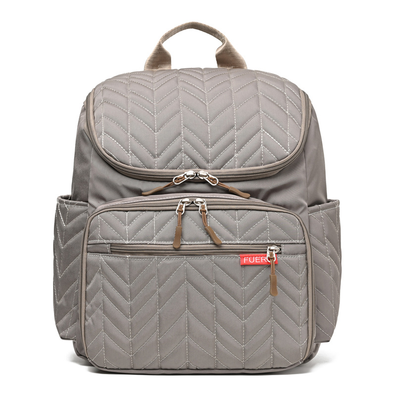 Diaper Bag Backpack - 大容量刺繍入りマザーベビーバッグ旅行用おむつマタニティおむつバックパックオックスフォード多機能防水