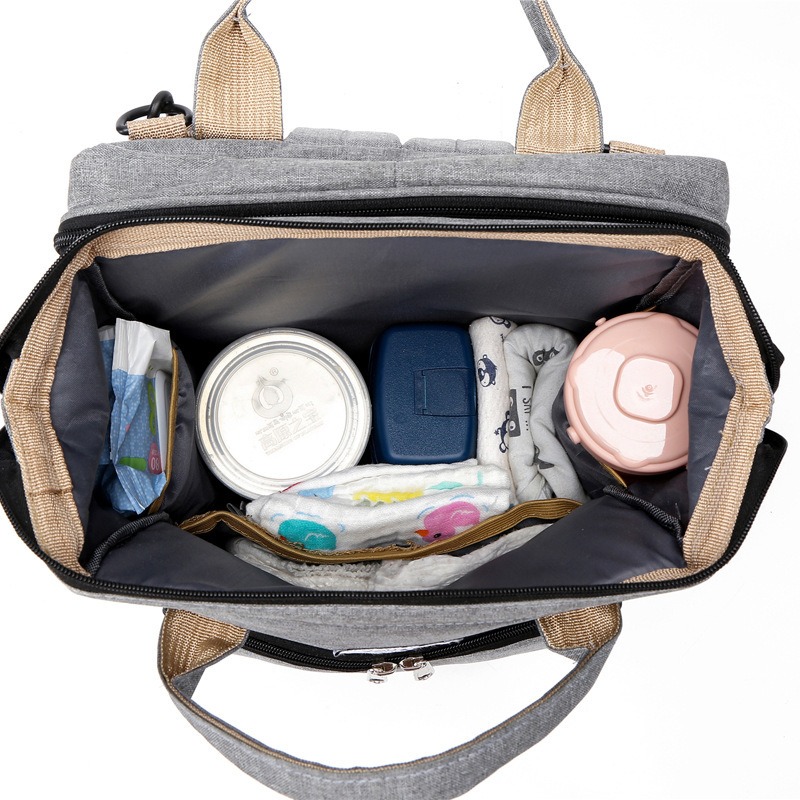 おしゃれな折りたたみ式ベビーベッド付きマザーズバッグ 大容量 - Zwitsal Baby Products のレビューと価格