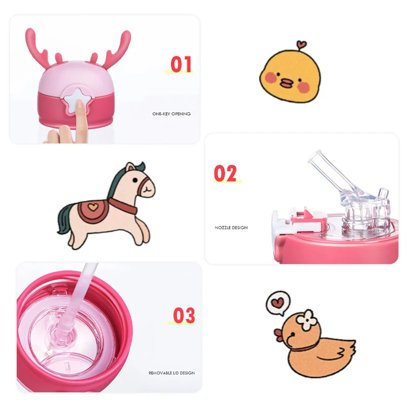 600 ミリリットル子供水シッピーカップ枝角クリエイティブ漫 - Zwitsal Baby Products のレビューと価格