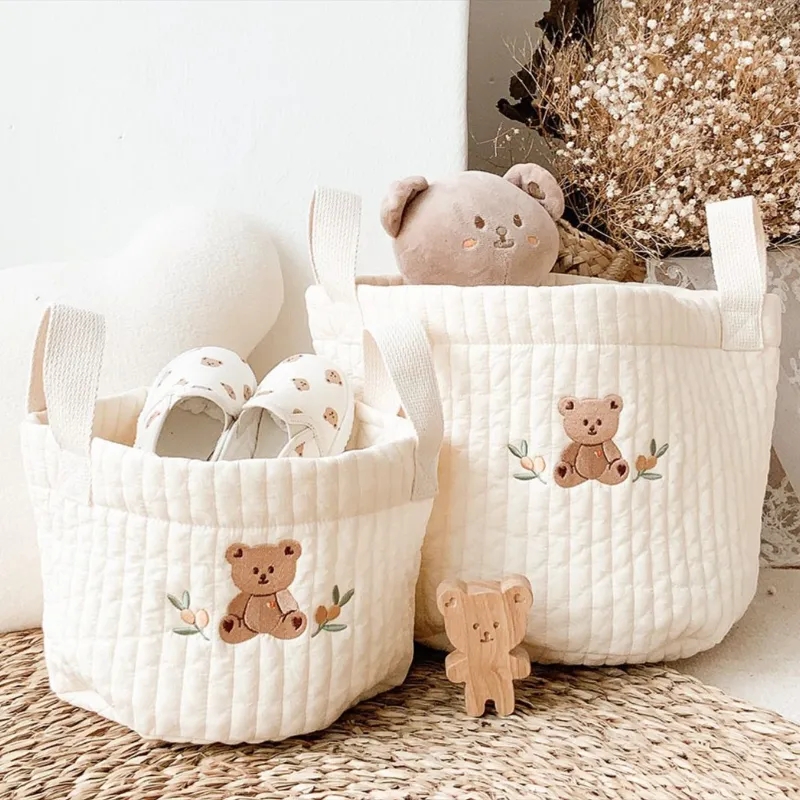 かわいいクマの刺繍が施されたベビーバッグ,おむつオーガナイザ - Diaper Bag Backpack のレビューと価格