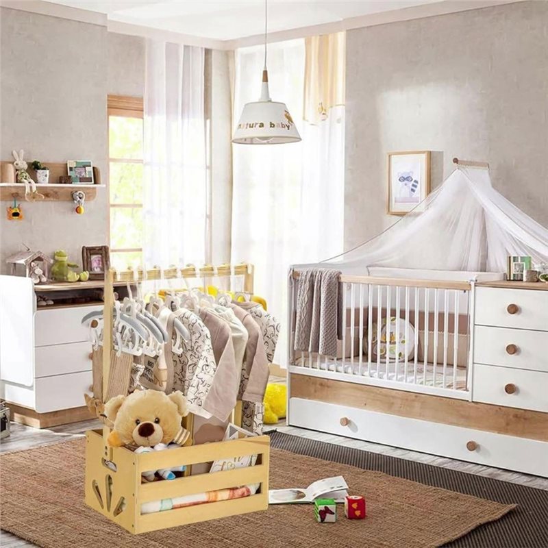 A25F-木製ベビーシャワーギフトバスケット、クローゼット収 - Baby Products Gift Hamper のレビューと価格