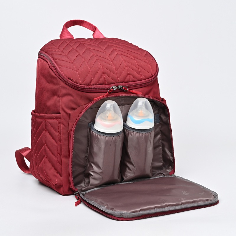 大容量刺繍入りマザーベビーバッグ旅行用おむつマタニティおむつ - Diaper Bag Backpack のレビューと価格
