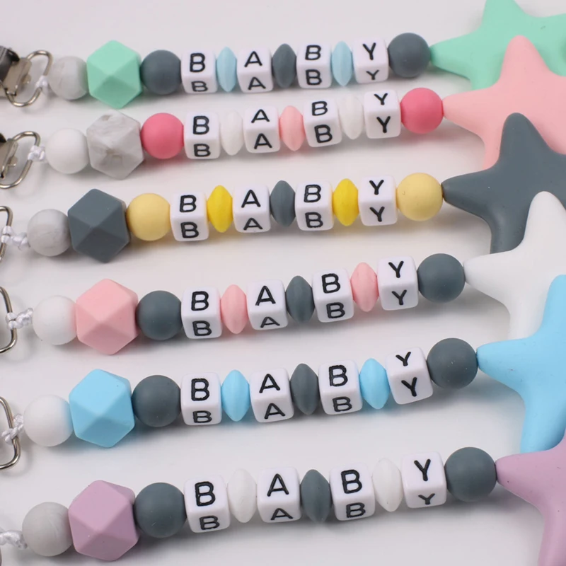 新しいパーソナライズされた名前ベビーおしゃぶりブレスレット食 - Baby Product のレビューと価格